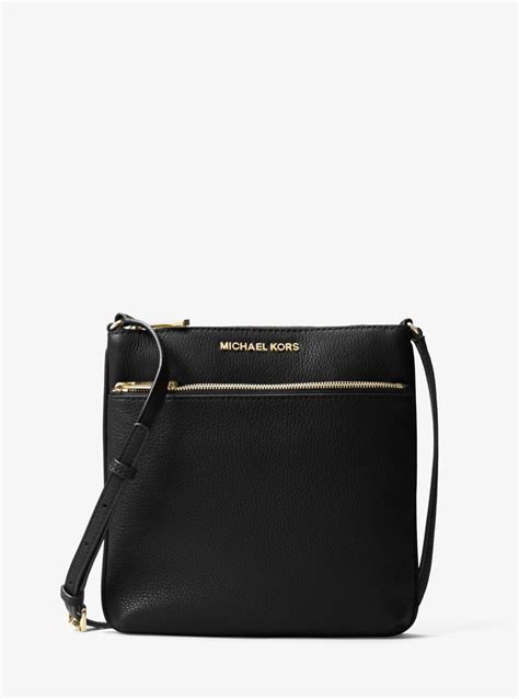 michael kors riley samll crossbody|Riley Small Pebbled Leather Messenger Bag .